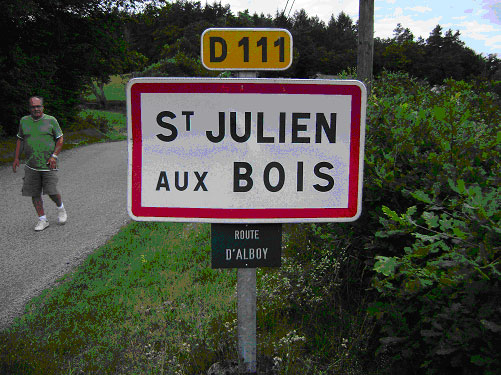 Entrée St Julien aux Bois