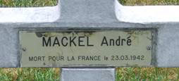 Croix de Mackel André