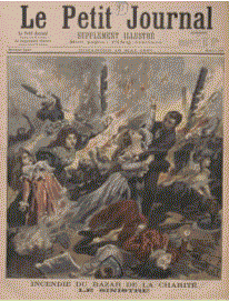Le Petit Journal mentionnant l'incendie du Bazar de la Charité