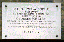 Plaque commémorative pour Georges Mélies