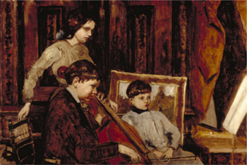 Tableau de famille peint par Auguste Durst